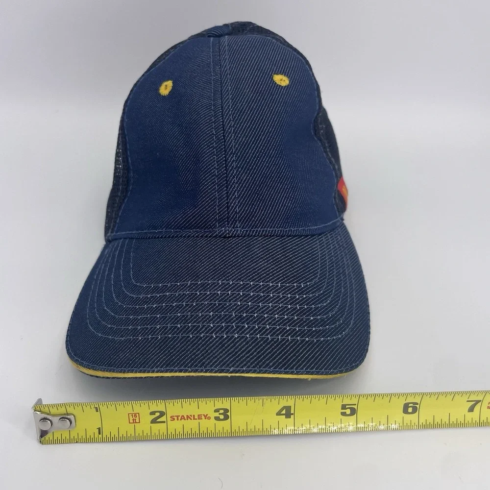 McDonalds Hat Snap Back Cap Employee Mesh Blue Crew Staff Restaurant Apparel